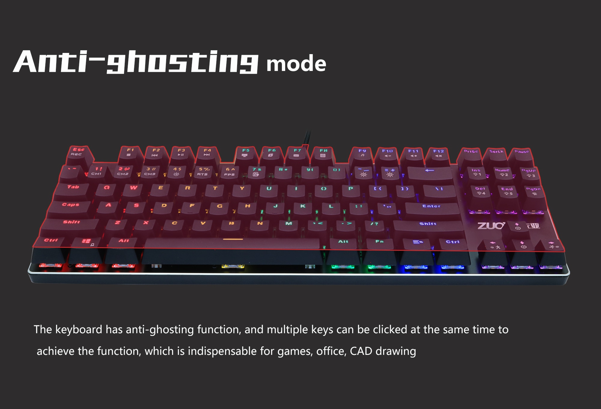 Multi-colored Mechanical Keyboard Multi-colored Mechanical Keyboard