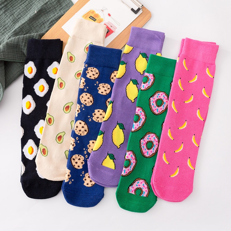 Fruits Printed Socks for Girls