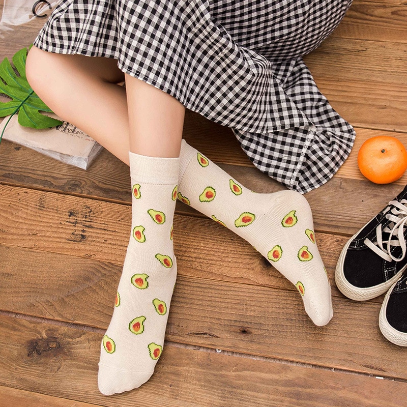 Fruits Printed Socks for Girls